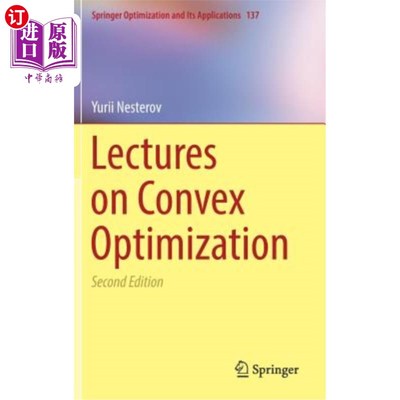 海外直订Lectures on Convex Optimization 凸优化讲座