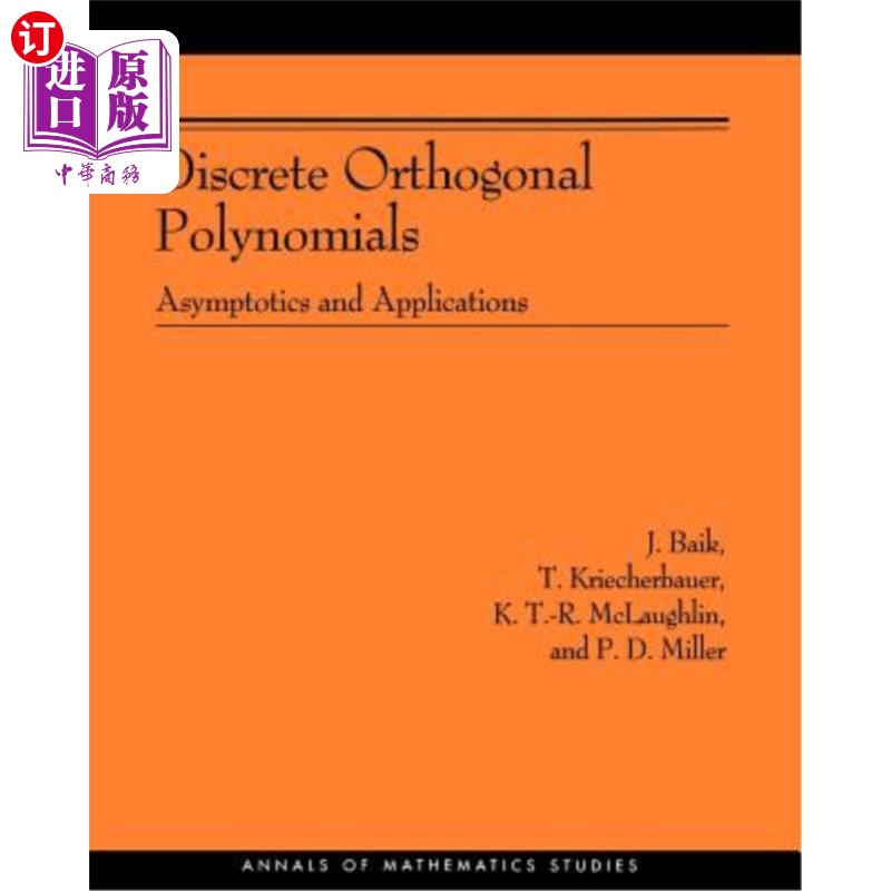 海外直订Discrete Orthogonal Polynomials.(Am-164): Asymptotics and Applications(Am-164)离散正交多项式。（Am-164