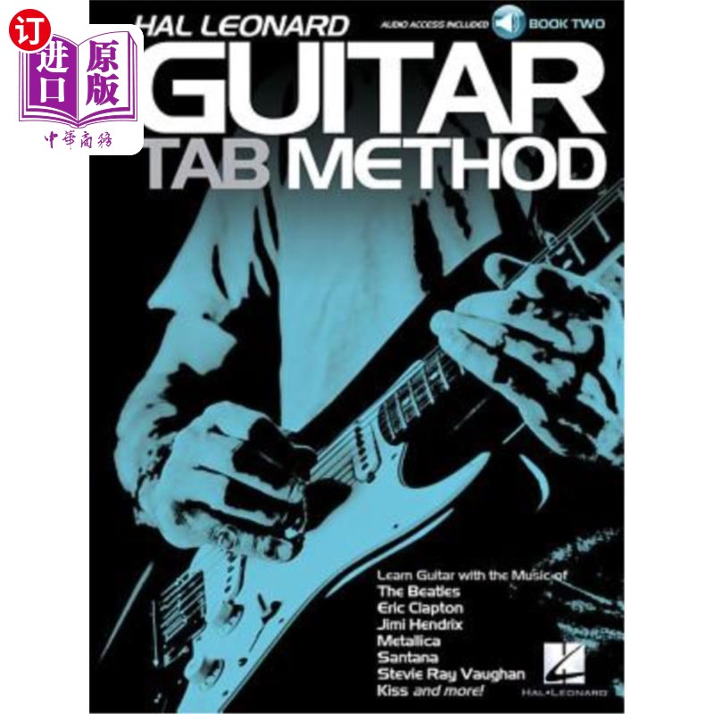 海外直订Hal Leonard Guitar Tab Method - Book 2 Book/Online Audio [With CD (Audio)] 哈尔伦纳德吉他标签方法-第二册书/