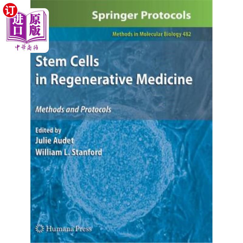 海外直订Stem Cells in Regenerative Medicine 干细胞在再生医学中的应用