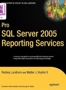 海外直订Pro SQL Server 2005 Reporting Services Pro SQL Server 2005报表服务