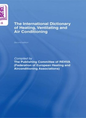 海外直订International Dictionary of Heating, Ventilating... 国际暖通空调辞典