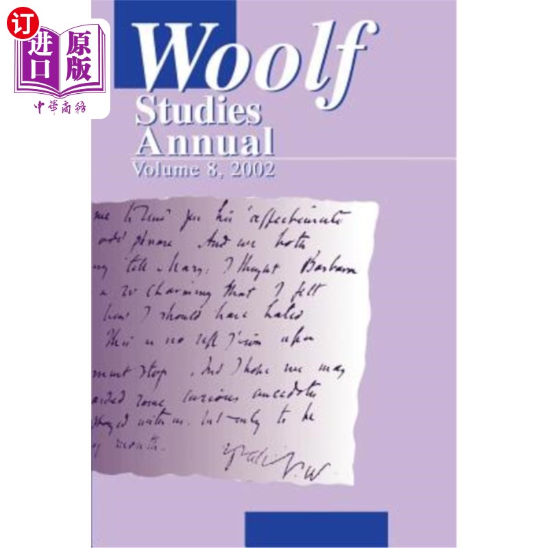 海外直订Woolf Studies Annual Vol 8 伍尔夫研究年刊第8卷