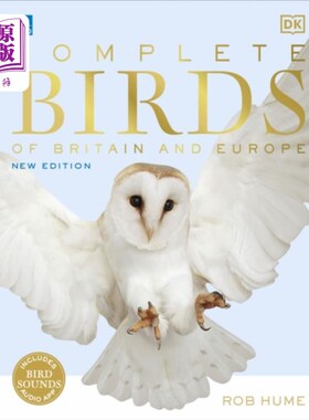 海外直订RSPB Complete Birds of Britain and Europe 皇家鸟类保护协会英国和欧洲鸟类全集