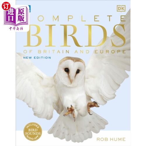 海外直订RSPB Complete Birds of Britain and Europe 皇家鸟类保护协会英国和欧洲鸟类全集