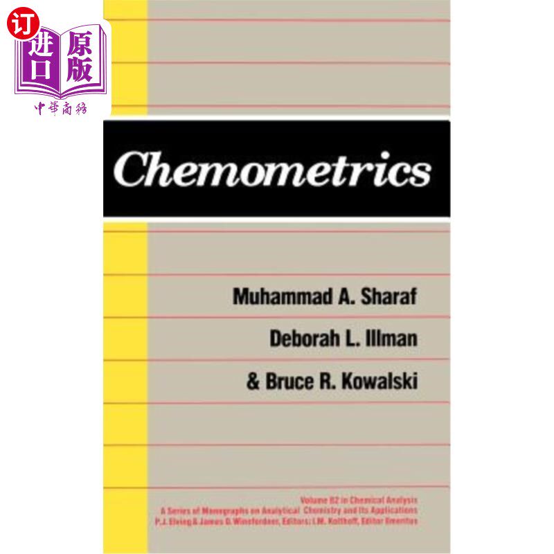 海外直订Chemometrics 化学计量学