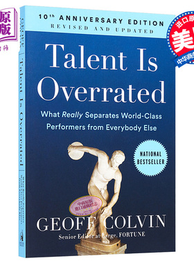 【中商原版】哪来的天才 英文原版 Talent Is Overrated: What Really Separates World-Class Performers from Everybody El