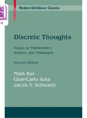 海外直订Discrete Thoughts: Essays on Mathematics, Science and Philosophy 离散思维：关于数学、科学和哲学的论文