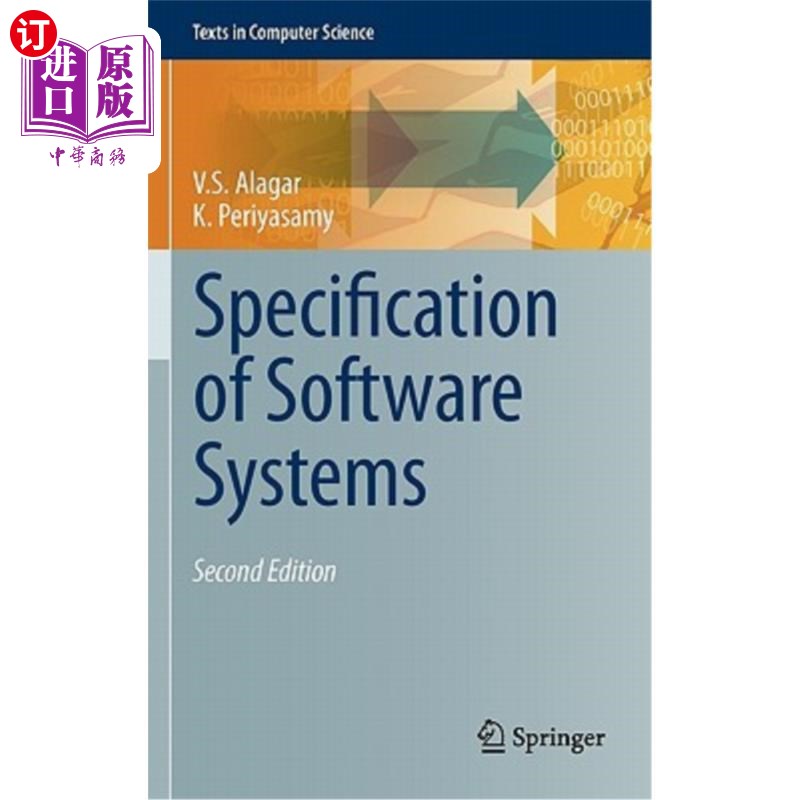 海外直订Specification of Software Systems 软件系统规范