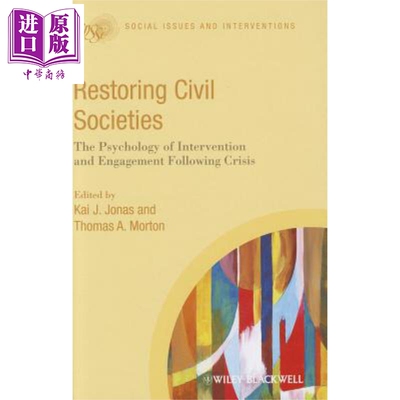 现货 恢复民权社会 Restoring Civil Societies Kai Jonas 英文原版 中商原版 Wiley【中商原版】