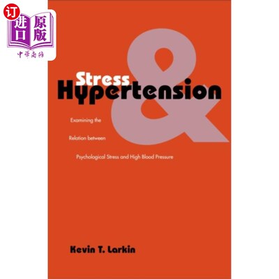 海外直订医药图书Stress and Hypertension 压力和高血压