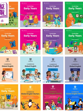 Cambridge Early Years 剑桥国际学校幼儿系列 数学英语沟通与语言全球英语初学者学生书Global English Starters【中商原版】
