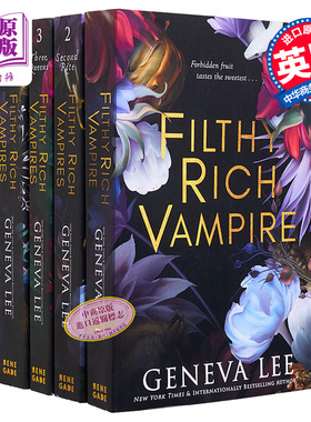 肮脏富贵吸血鬼系列4本套 英文原版 Filthy Rich Vampires Filthy Rich Vampires 暮光之城 绯闻女孩【中商原版】