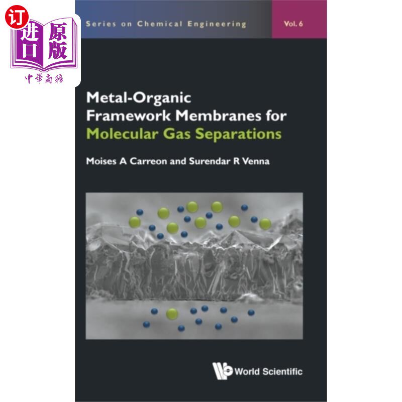 海外直订Metal-organic Framework Membranes For Molecular ... 用于分子气体分离的金属有机骨架膜