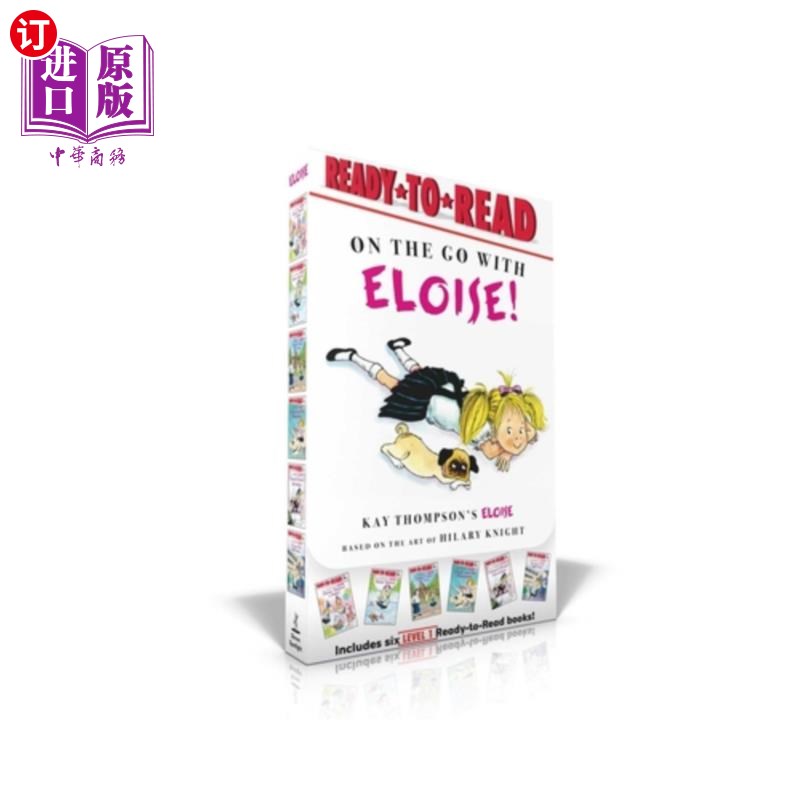 海外直订On the Go with Eloise!: Eloise Throws a Party!; Eloise Skates!; Eloise Visits th 和埃洛伊塞在一起!: