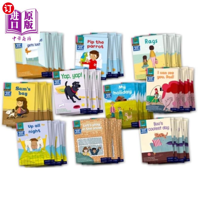 海外直订Read Write Inc. Phonics Book Bag Books: Pink Set 3 Pack of 100 读写公司拼音书包书：粉红色3套故事书100包