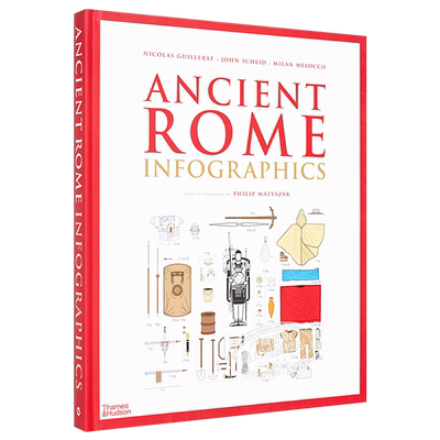 Ancient Rome: Infographics 进口艺术 古罗马的信息图解 T&H【中商原版】