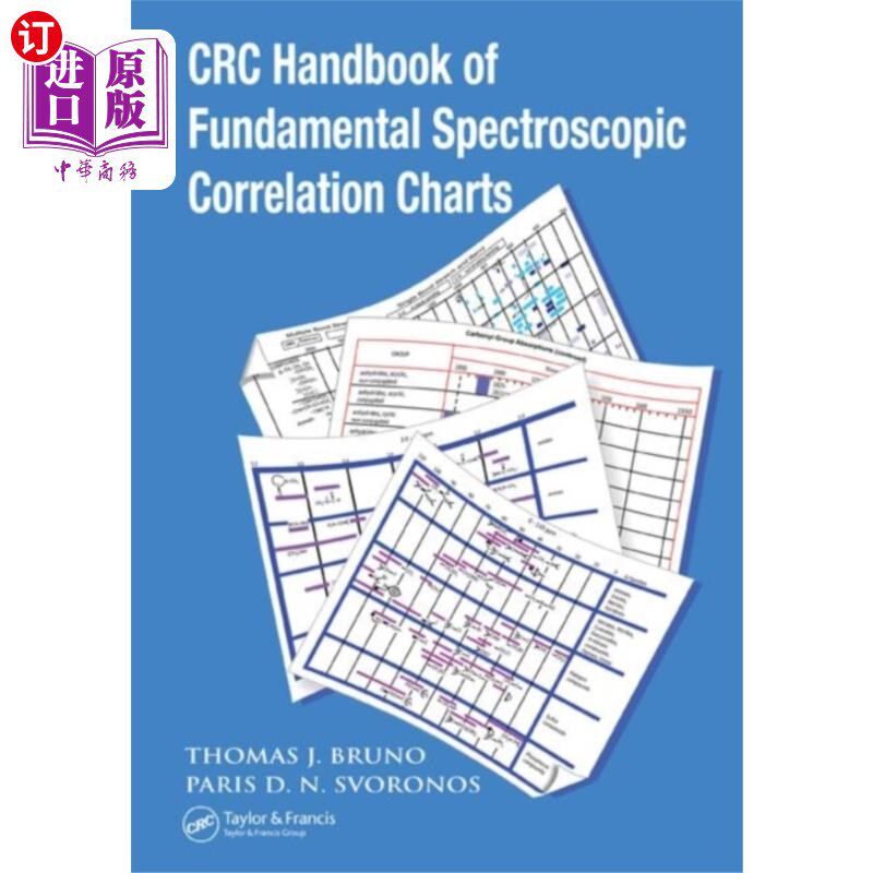 海外直订CRC Handbook of Fundamental Spectroscopic Correl... CRC基本光谱相关图手册