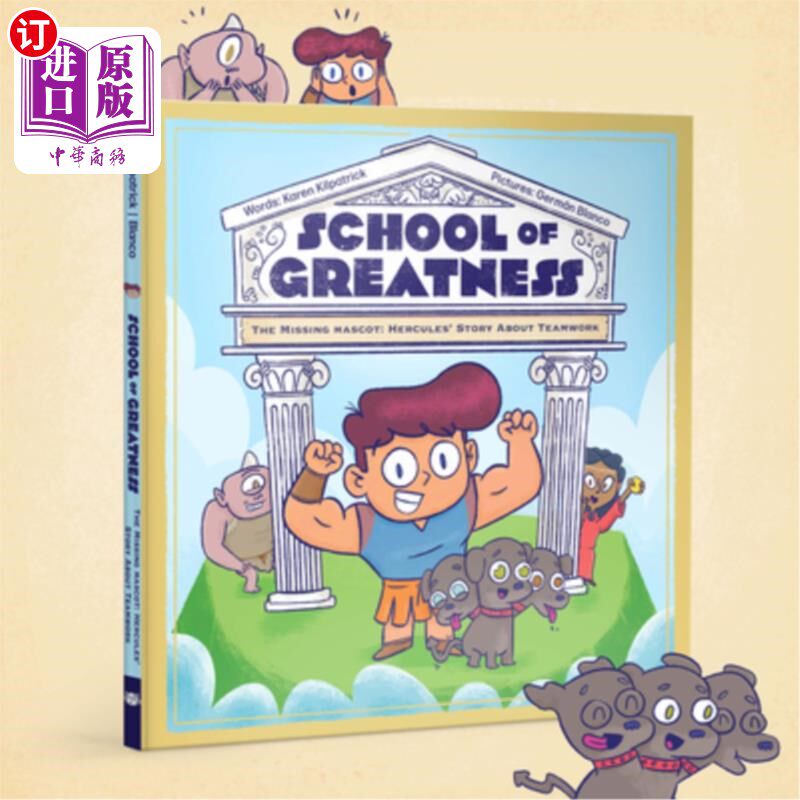 海外直订The Missing Mascot: Hercules' Story about Teamwork 失踪的吉祥物:大力神团队合作的故事