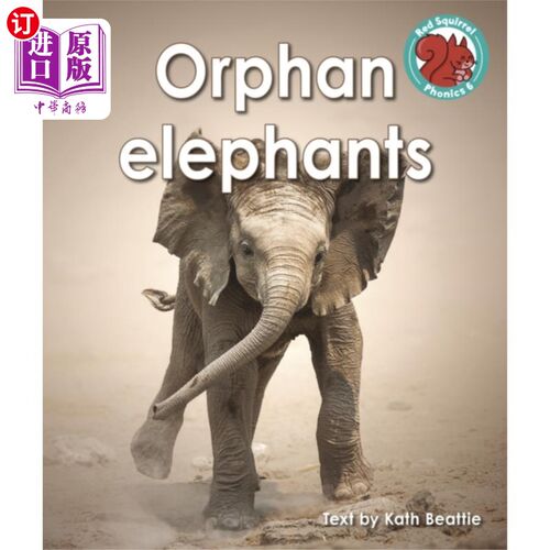 Orphan elephants 大象孤儿【中商原版】