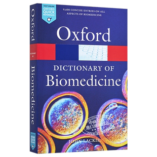 【中商原版】牛津生物医药词典 英文原版 A Dictionary of Biomedicine John M Lackie