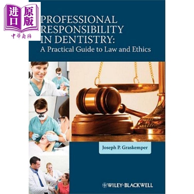 现货 牙科专业责任 Professional Responsibility In Dentistry Jo【中商原版】