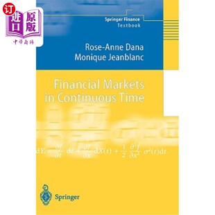 海外直订Financial Markets in Continuous Time 连续时间金融市场