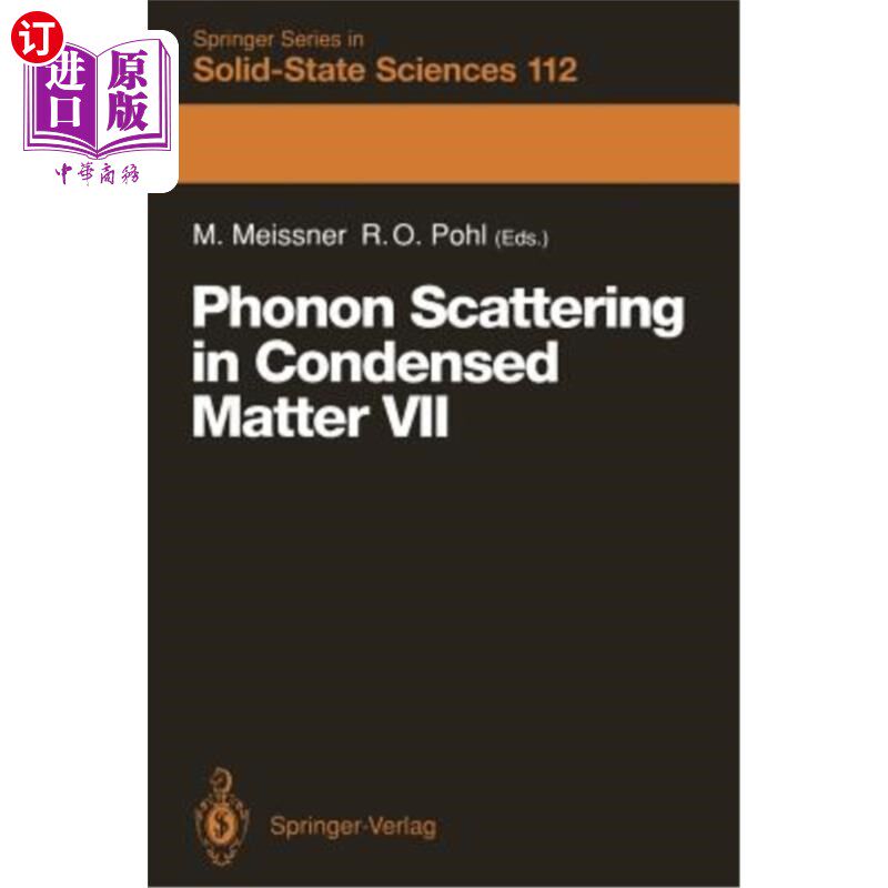 海外直订Phonon Scattering in Condensed Matter VII: Proceedings of the Seventh Internatio