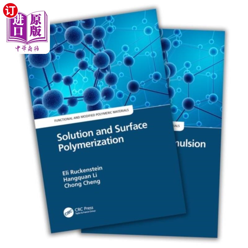 海外直订Functional and Modified Polymeric Materials, Two... 功能性和改性聚合物材料，两卷集