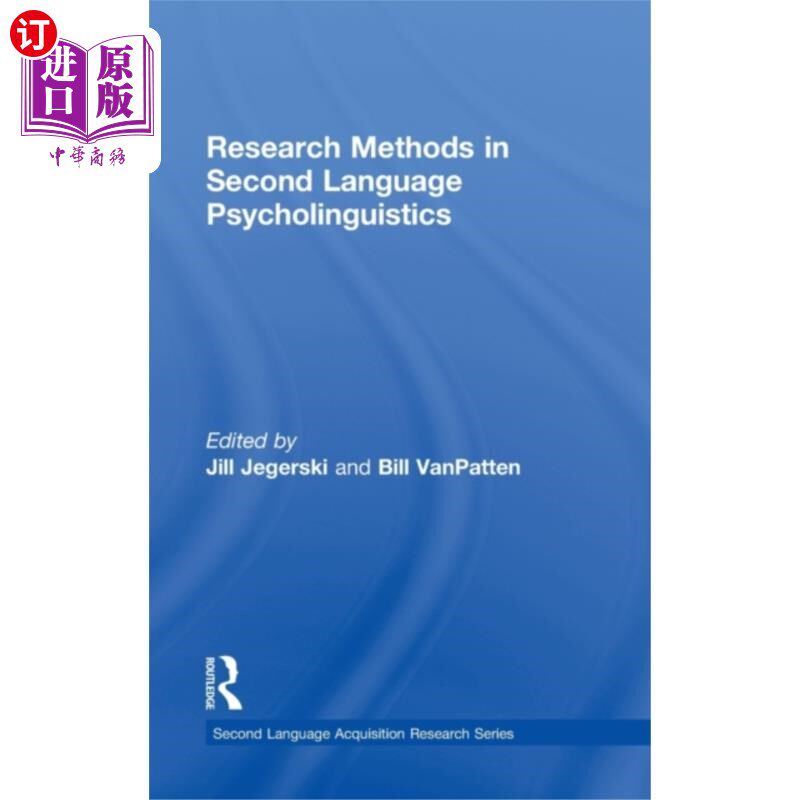 海外直订Research Methods in Second Language Psycholingui... 第二语言心理语言学研究方法