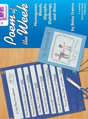 海外直订Poem Of The Week Book 4: Phonograms, Blends, Digraphs, Diphthongs, And More 每周诗歌第4册：音标、混合、有向