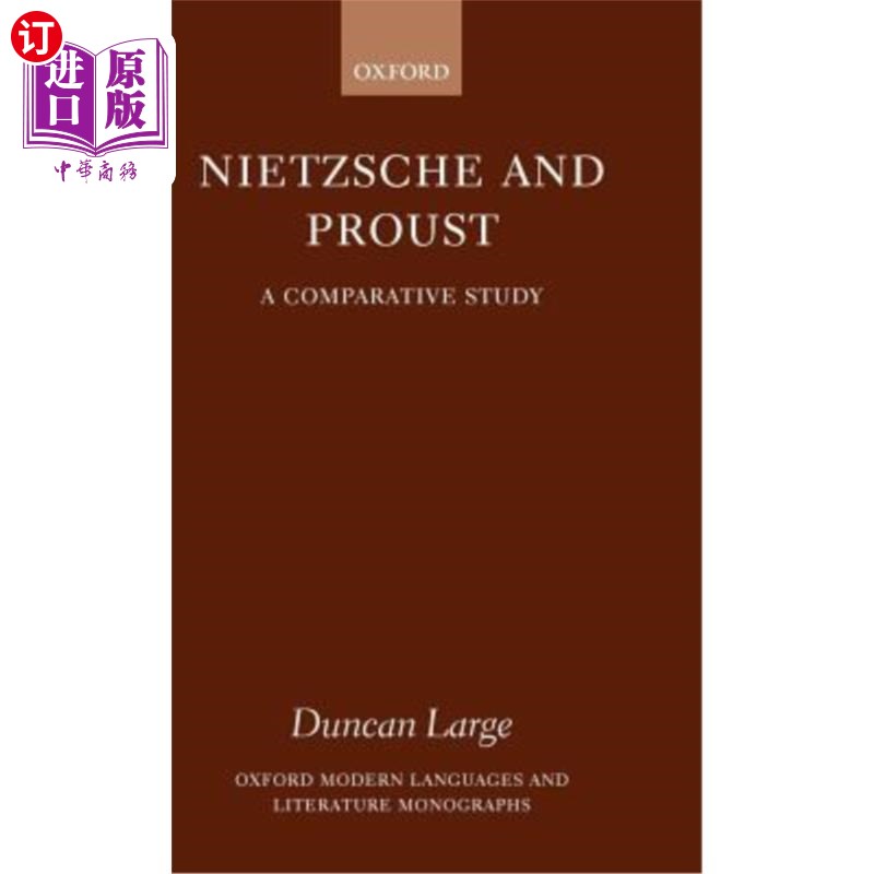 海外直订Nietzsche and Proust: A Comparative Study 尼采与普鲁斯特：比较研究