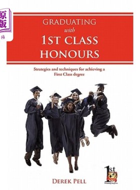 海外直订Graduating with 1st Class Honours 以一等荣誉毕业