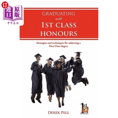 海外直订Graduating with 1st Class Honours 以一等荣誉毕业