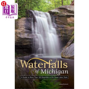 Guide Michigan More Great 130 五大湖州130多 密歇根瀑布 the Than 海外直订Waterfalls Lakes Waterfalls