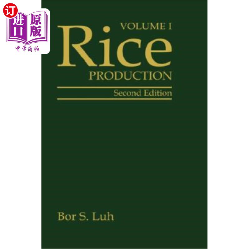 海外直订Rice, Volume 1: Production 大米,第1卷:生产