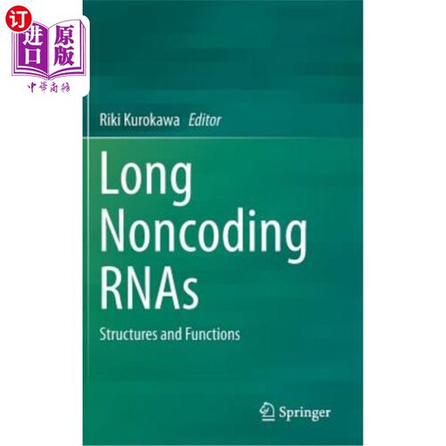 海外直订Long Noncoding Rnas: Structures and Functions 长非编码rna:结构和功能