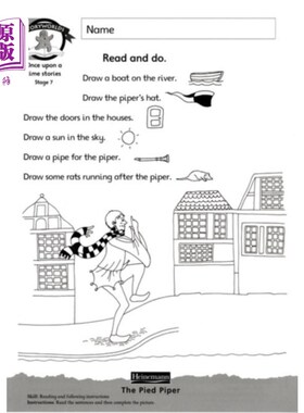 海外直订Literacy Edition Storyworlds Stage 7, Once Upon ... 识字版故事世界第7阶段，从前的世界，练习册8包