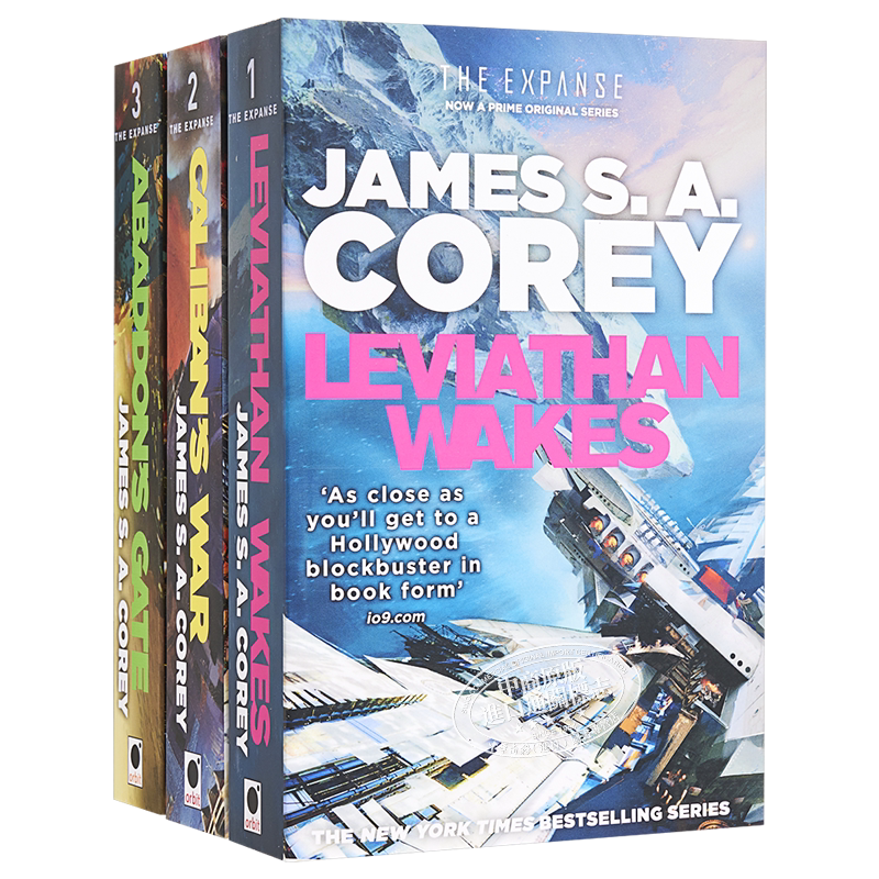 苍穹浩瀚系列 3本套装 英文原版 James S A Corey 阿巴登之门 卡利班之战 利维坦觉醒 【中商原版】