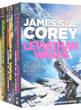 苍穹浩瀚系列 3本套装 英文原版 James S A Corey 阿巴登之门 卡利班之战 利维坦觉醒 【中商原版】