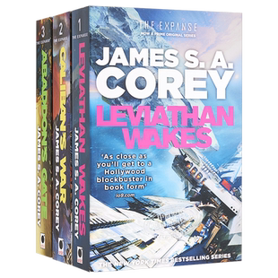 预售 苍穹浩瀚系列 3本套装 英文原版 James S A Corey 阿巴登之门 卡利班之战 利维坦觉醒 【中商原版】