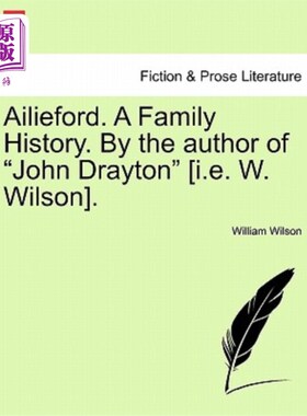 海外直订Ailieford. a Family History. by the Author of 