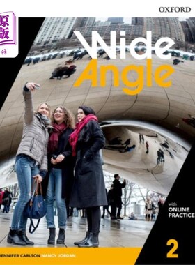 海外直订Wide Angle: Level 2: Student Book with Online Pr... 广角:二级:在线练习学生书