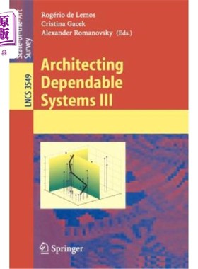 海外直订Architecting Dependable Systems III 架构可靠的系统