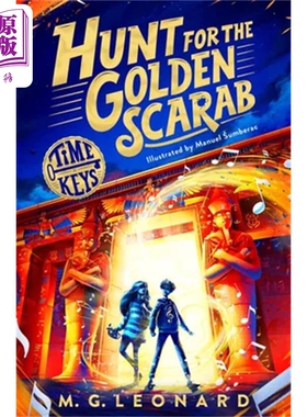 寻找金色圣甲虫 英文原版 Hunt for the Golden Scarab M G Leonard【中商原版】