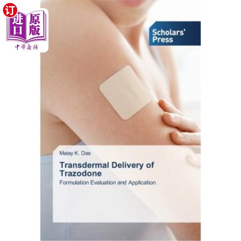海外直订医药图书transdermal delivery of trazodone 曲唑酮经皮给药