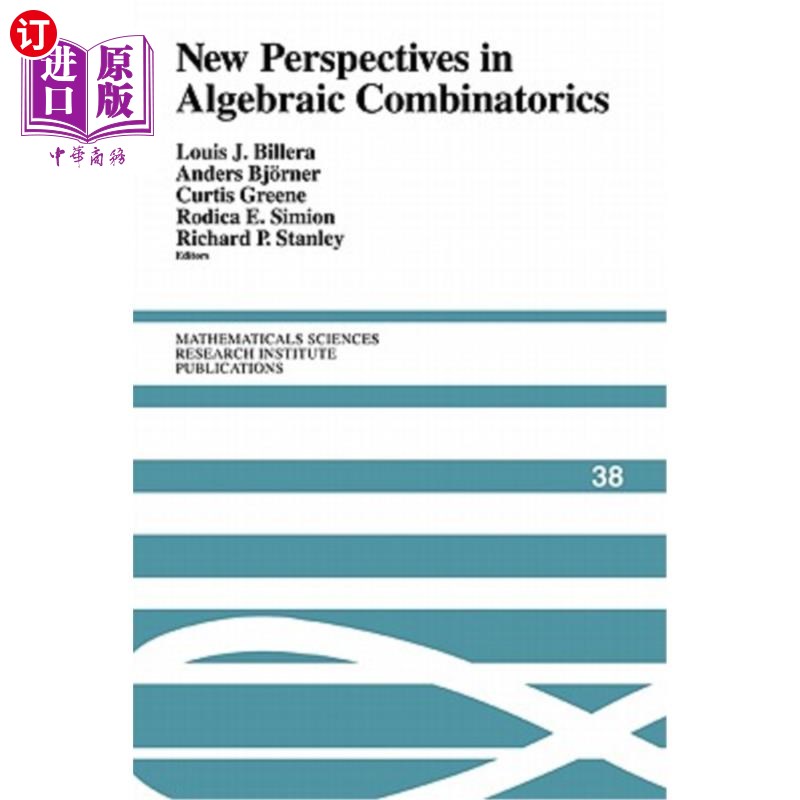 海外直订New Perspectives in Algebraic Combinatorics 代数组合学的新观点