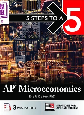 2025新版五步速成系列 AP考试微观经济学 5 Steps to a 5 AP Microeconmics Student edition 英文原版进口图书【中商原版】