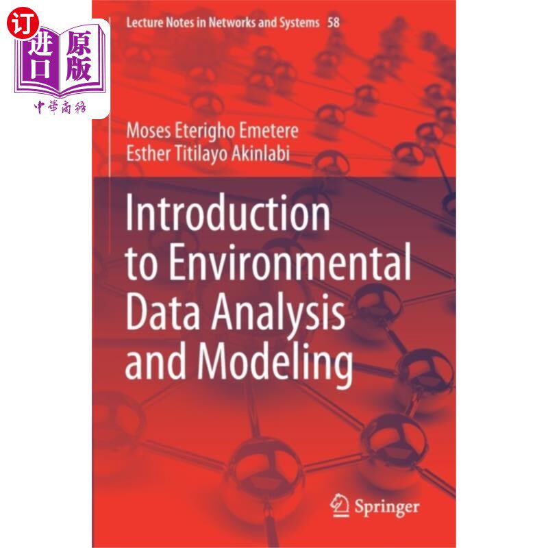 海外直订Introduction to Environmental Data Analysis and ... 环境数据分析与建模导论“，