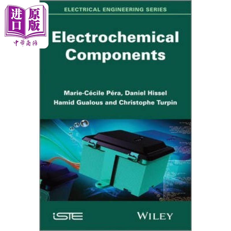 现货电化学元件英文原版 Electrochemical Components Marie Cecile Pera【中商原版】